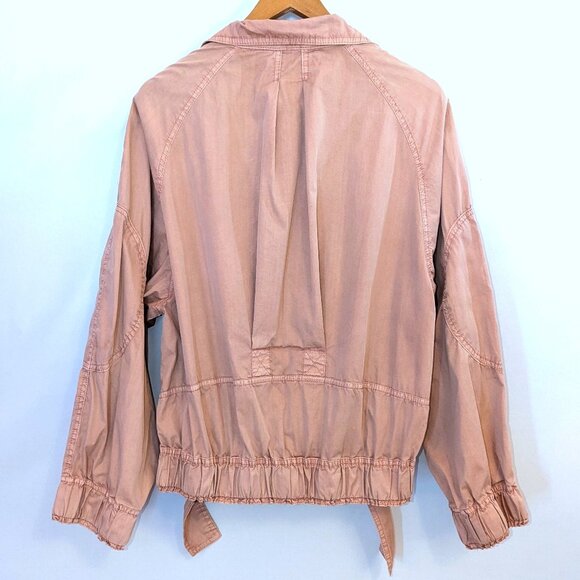 Free People | Oversized Parachute Utility Military Style Jacket | Size Medium - Picture 7 of 16